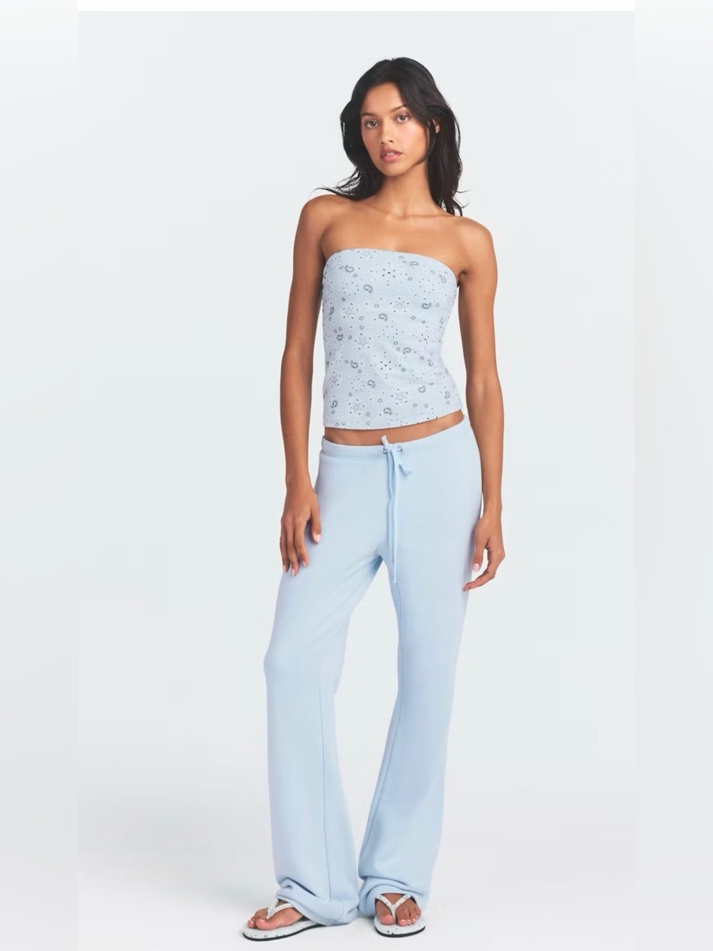 SKIMS Drapey French Terry Straight Leg Pants 🤍